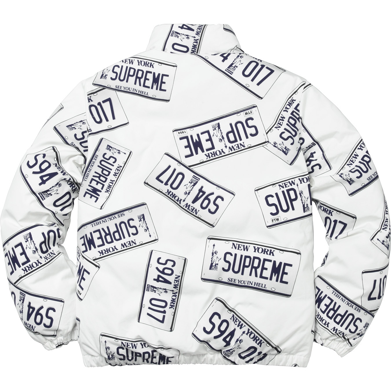License Plate Puffy Jacket view 9